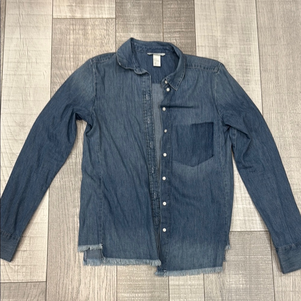 H&M Blue Denim Shirt